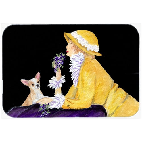 Large Multicolor Carolines Treasures SS8632LCB Chihuahua Glass Cutting Board Large Multicolor Carolines Treasures SS8632LCB Chihuahua Glass Cutting Board
